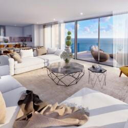 Sea View Apartment In Pafos For Sale Living Room